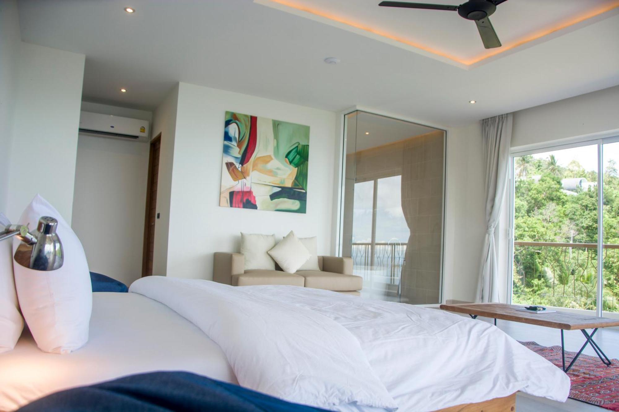 Chaweng Noi Ocean View Villa Amphoe Koksamui Bagian luar foto